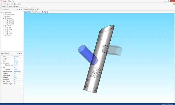 screenshot of Rotary Tube Pro